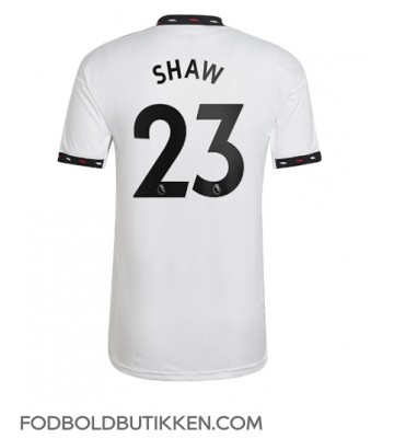 Manchester United Luke Shaw #23 Udebanetrøje 2022-23 Kortærmet